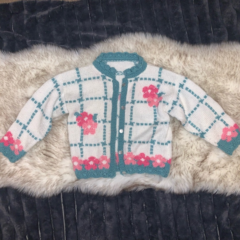 Handmade Knit Kids Sweater 💕